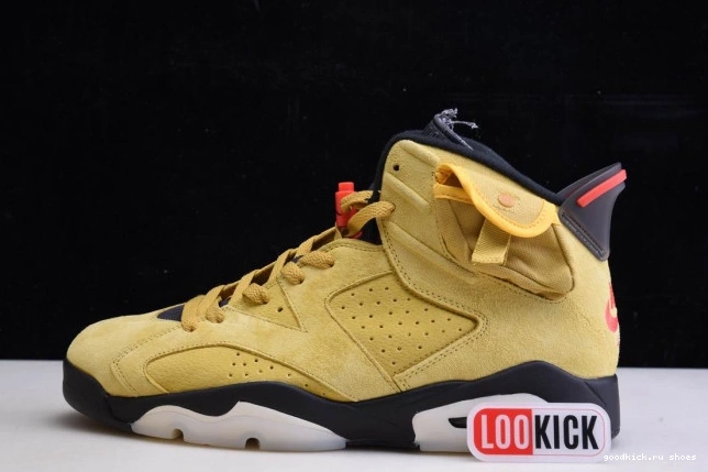TRAVIS 6 JORDAN AIR YELLOW SCOTT CN1084-300 X 0627